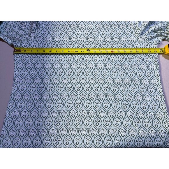 Style & Co Plus 3X Minty Turquoise Elbow Sleeve Tee Shirt 60% Cotton 40% Polyest - Picture 5 of 9